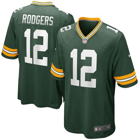 aaron rodgers packers jersey